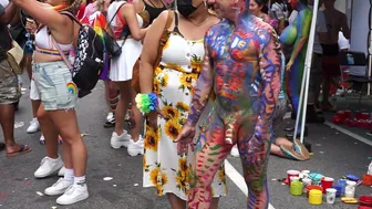 BODY PAINTING : PRIDE DAY NEW YORK CITY