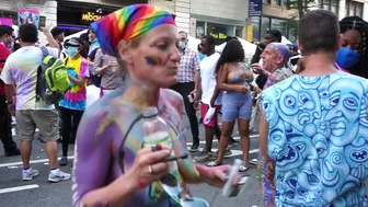 New York Pride Body Painting