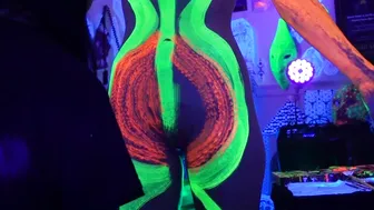 UV BODY PAINTING #4