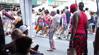 NYC PRIDE DAY BODY PAINTING #7