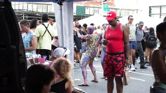 NYC PRIDE DAY BODY PAINTING #8