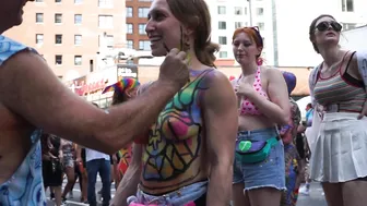 PRIDE BODY PAINTING NYC #10