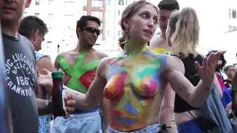 PRIDE BODY PAINTING NYC #4