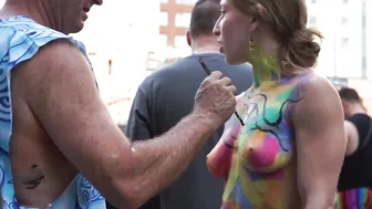 PRIDE BODY PAINTING NYC #6