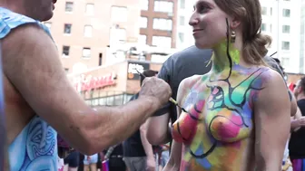 PRIDE BODY PAINTING NYC #7