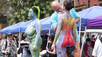 BODY PAINTING DAY : HAIRY ARTWORK #9