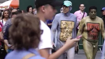 WALKING NAKED IN TIMES SQUARE #7