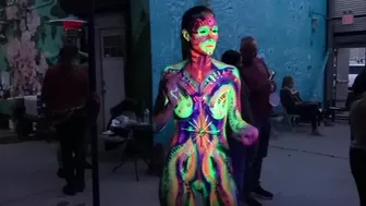 BODY PAINTING : MORE BALLET IN THE DARK #7