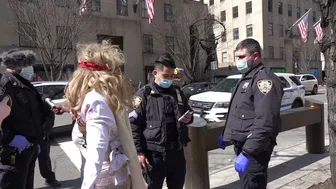 GIRL IN WHITE : Interviews POLICE and then claims she is Jesus Christ .