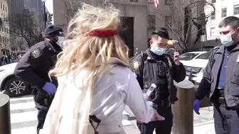 GIRL IN WHITE : Interviews POLICE and then claims she is Jesus Christ . #6