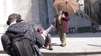 GIRL IN WHITE and UMBRELLA GUY #9