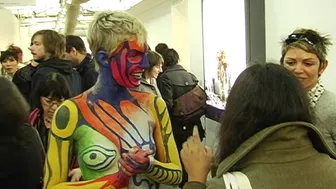 BODY PAINTING with ANDY GOLUB : BIRD CAGE