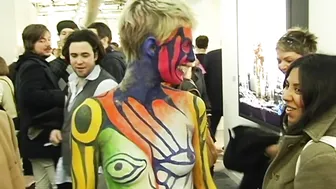 BODY PAINTING with ANDY GOLUB : BIRD CAGE #9