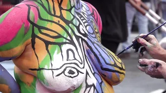 BODY PAINTING : COLORFUL X2 #9