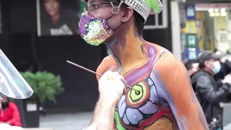 INTRICATE BODY PAINTING BY ANDY #7