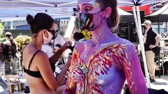 BODY PAINTING DAY : ADORABLE MEETS THE ADMIRAL ( A SLIDE SHOW ) #3