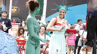 Body Painting and Ms Lady Liberty #7