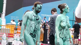 Times Square Body PAINTING #- 4 #4