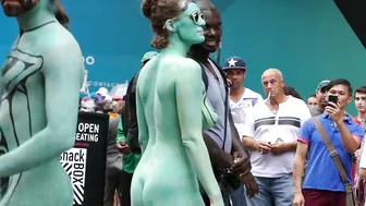 Times Square Body PAINTING #- 4 #5