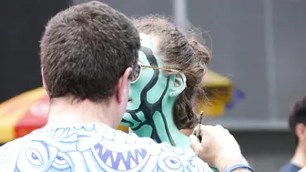 Times Square Body PAINTING #- 4 #8