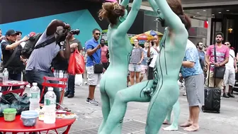 Times Square Body PAINTING #- 4 #9