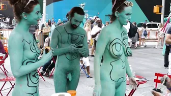 Times Square Body Painting #-1 #3