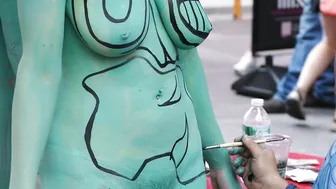 Times Square Body Painting #-1 #7