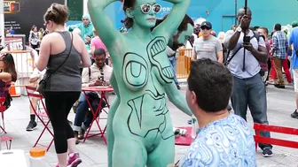 Times Square Body Painting #-1 #9