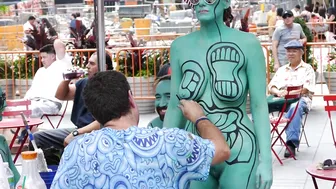 Times Square Body Painting #-2 #5