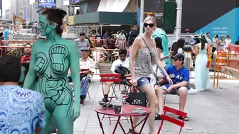 Times Square Body Painting #-2 #7