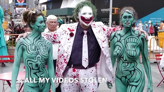 BODY PAINTING : THE JOKER GETS WILD #3