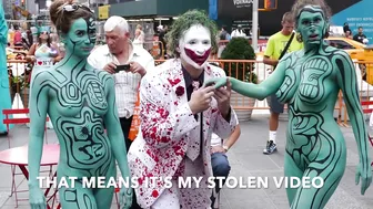 BODY PAINTING : THE JOKER GETS WILD #5