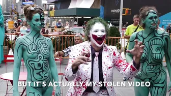 BODY PAINTING : THE JOKER GETS WILD #6