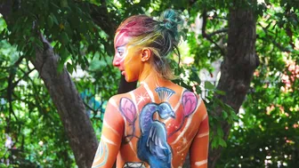 NAKED BODY PAINTING : NYMPHET #10