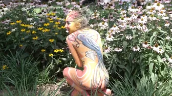 NAKED BODY PAINTING : NYMPHET #7