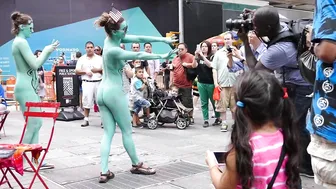 Times Square Body Painting #-3 #10