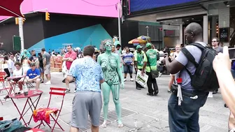 Times Square Body Painting #-3 #2