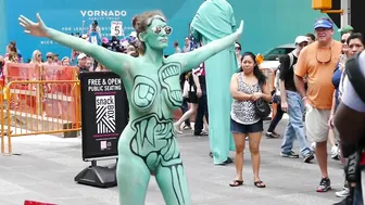 Times Square Body Painting #-3 #3