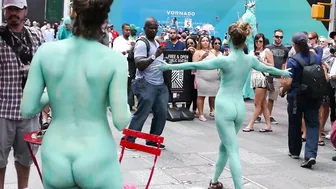 Times Square Body Painting #-3 #5