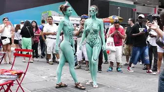 Times Square Body Painting #-3 #8