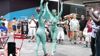 Times Square Body Painting #-3 #9