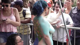 NAKED BODY PAINTING : 3 GORGEOUS MODELS #6