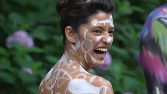 NAKED BODY PAINTING2016 (PART #3) #HCAconnects, #andygolub