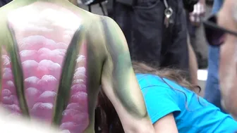 NAKED BODY PAINTING2016 (PART #3) #HCAconnects, #andygolub #4