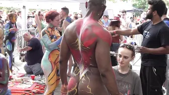 NAKED BODY PAINTING : BODY MANNEQUIN #2