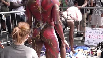 NAKED BODY PAINTING : BODY MANNEQUIN #7