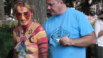 BODY PAINTING : LOVE #HCAconnect, #andygolub #8