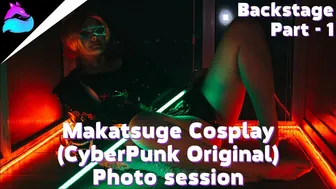 Uncensored CyberPunk NUDE ART Video backstage with the TOP model Makatsuge | Part 1 #1