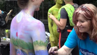 NAKED BODY PAINTING 2016 (PART #-4) #HCAconnects, #andygolub