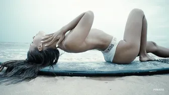 Hot Girl Surfing in Bali #8